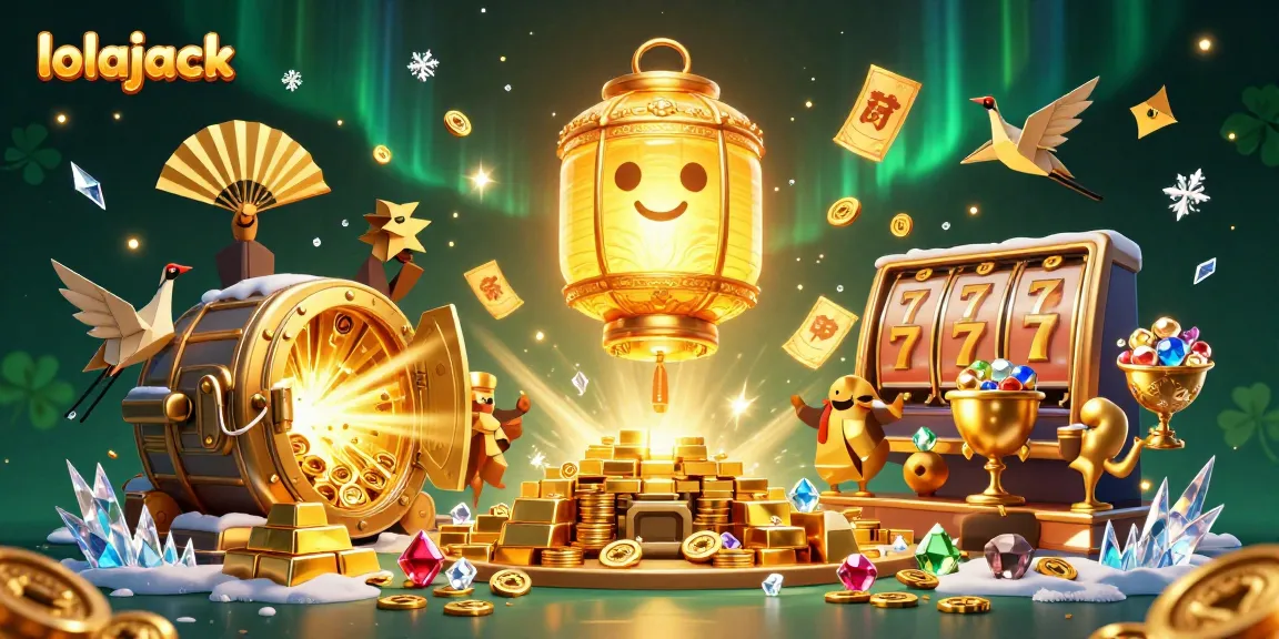 Experience thrilling gameplay at lolajack casino with golden treasures and vibrant gaming elements!