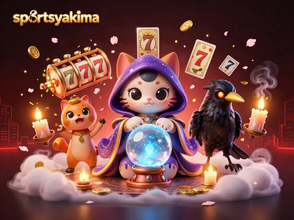 Win big with sportsyakima as you spin the reels in this vibrant casino scene.